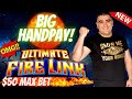 ★EPIC HANDPAY JACKPOT★ | $50 MAX BET High Limit Ultimate Fire Link Slot Machine Handpay Jackpot