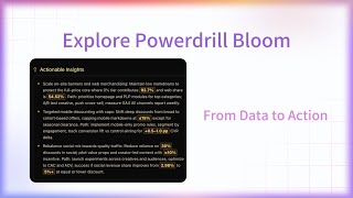 How to get insights from data analysis Try Powerdrill Bloom, from data to action!