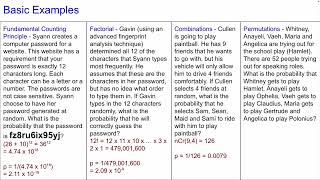 Probability with Combinatorics Notes Video