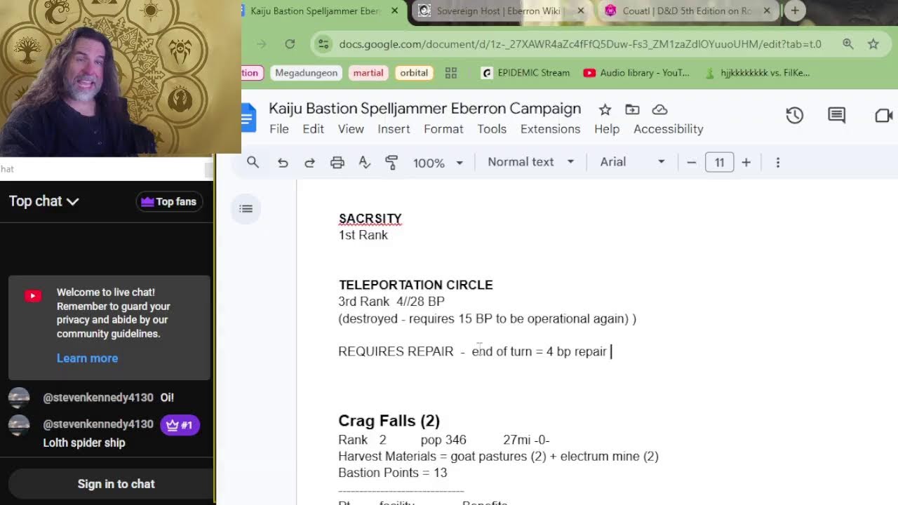 D&D Adventure Design - Spelljammer Eberron Bastion Campaign - 14