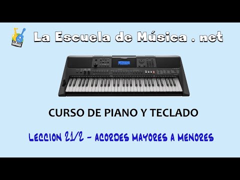 Cómo transformar acordes mayores en menores - Lección 21-2