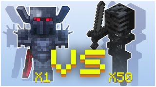 MEGA WITHER VS 50 COMMON WITHER