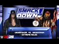 WWE 2k25 Undertaker Vs Boogeyman Extreme Rules Match At Smackdown