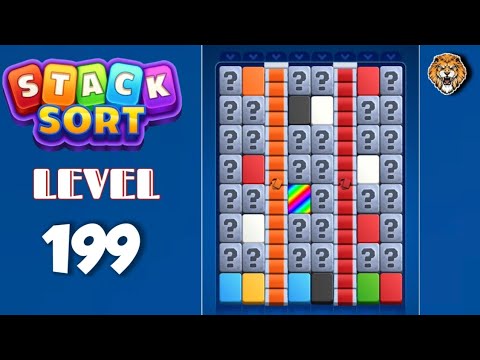 Stack Sort : Color Puzzle Level 199 Walkthrough