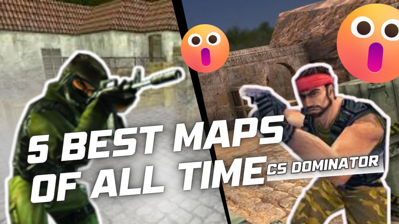 "LEGENDARY CS 1.6 MAPS! 🏆 The 5 Most ICONIC Battlefields of All Time!" 🔥💥
