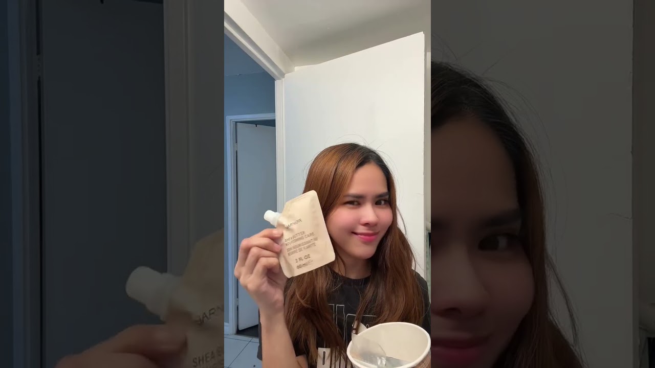 DIY HAIR COLOR AT HOME. GARNIER GOOD ALMOND BLONDE 