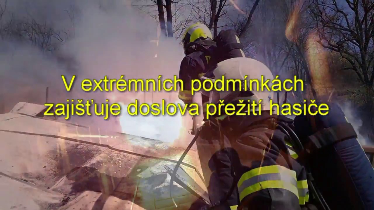 Dýchací přístroj po zásahu