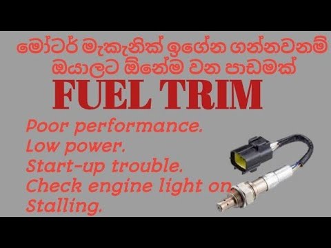 fuel trim explaine sinhala part 2