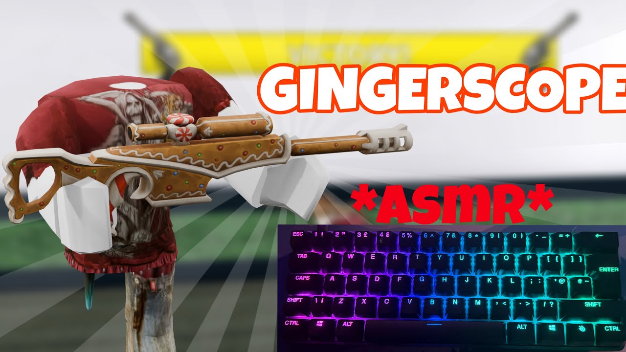 MM2 GINGERSCOPE SET MONTAGE WITH KEYBOARD ASMR (Murder Mystery 2