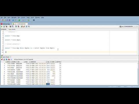 Oracle 11g Tutorials