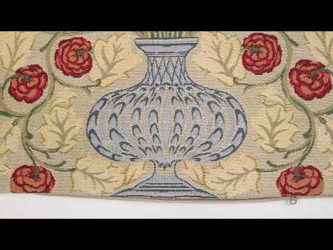 The Rose William Morris throw pillows