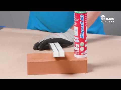 Силиконовый герметик Mapesil AC - YouTube