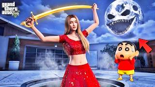 Paru &amp; Shinchan Find a Strange Moon 😱🌕 | GTA 5 Tamil Mod Gameplay | GTA PARU