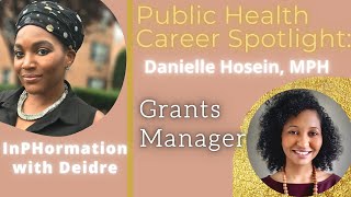 Public Health Career Spotlight: Grants Manager