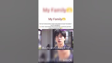 jin family have a sad story by jin #short #shorts #bts #jin #sad #story