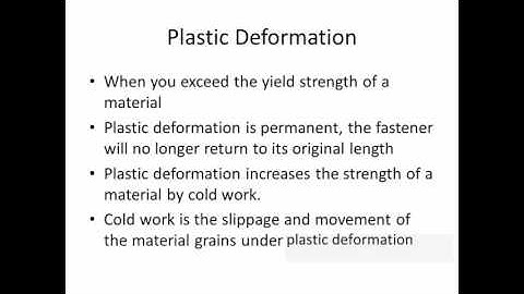 How do Torque to Yield Fasteners Work?