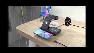 100W 4 in 1 Foldable Wireless Charging Station