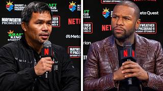 Manny Pacquiao STUNS Floyd Mayweather With BRUTAL WARNING At LIVE Press Conference