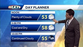 Cloudy and cool Thursday