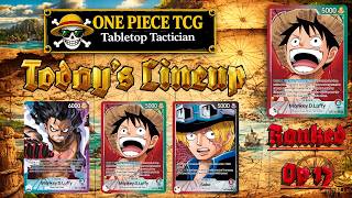 I Can't Wait To See What's Next! One Piece TCG Op17 Ranked: RG Luffy Vs U Rocks, UP Luffy, RB Sabo