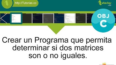 POO + arrays + Objective C (matrices iguales)