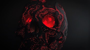 Houdini Particles Advection By Velocity From Surface (Rendered In Blender)