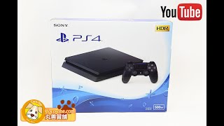 新品未使用　PlayStation4 ブラック500GB プレステ4 本体①