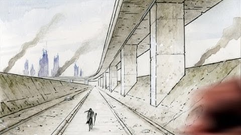 How to Draw Backgrounds (1-point Perspective)