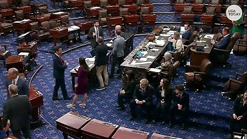 See final 20 minutes of vote to end government shutdown from the Senate floor