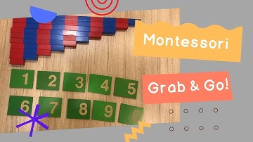 Montessori Math - Combining Numerals and Quantities from 10 to 90