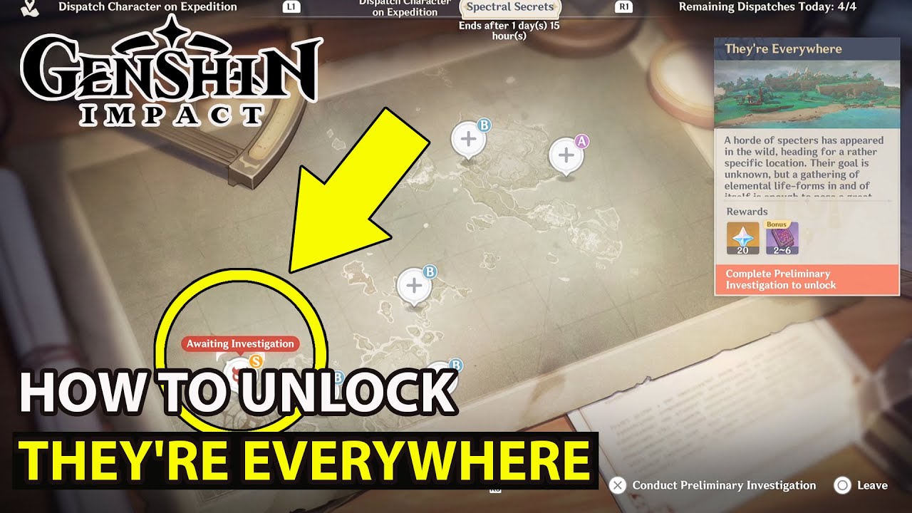 Genshin Impact How To Unlock They're Everywhere (Keep Our Island Secure Investigation Dispatch Event