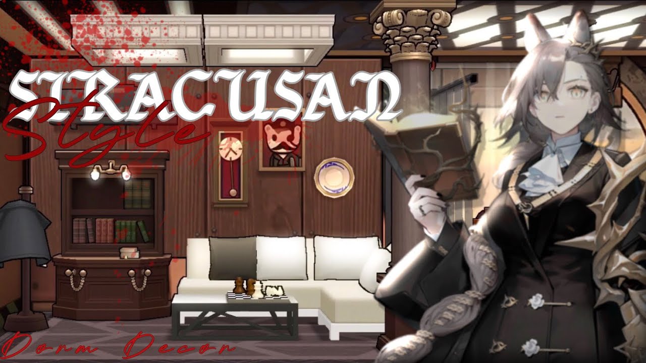 Siracusan Style Dorm | Arknights Dormitory Decoration Timelapse