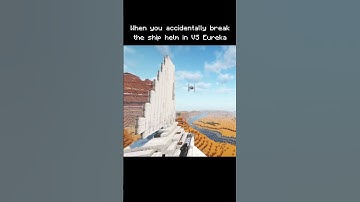 Valkyrien skies ship crash #minecraft #starwars