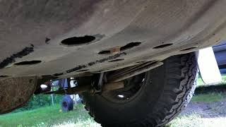 Isuzu 1992 Rodeo Rear Noise
