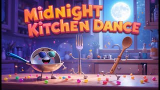 Midnight Kitchen Dance! 🍴🌙 | Fun Song for Kids