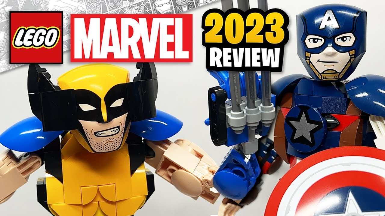 LEGO Marvel Captain America & Wolverine Figures (76257 & 76258