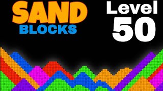 Details Sand Blocks level 50 walkthrough for Solution  Update