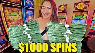 FIFTEEN $1,000 Spins And A $100,000 Bankroll Unleashed The CRAZIEST Day Ever! screenshot 3