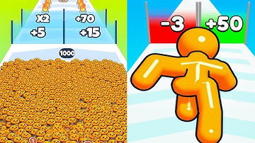 Tall Man Run VS Food Run - Mobile Gameplay Walkthrough (Android iOS) NEW UPDATE Ep 1