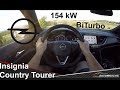 Opel Insignia Country Tourer 2.0 BiTurbo CDTI POV Test Drive + Acceleration 0 - 200 km/h