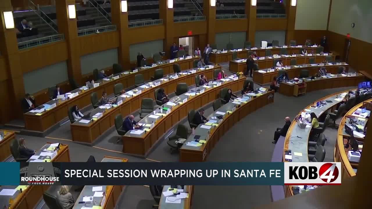 New Mexico lawmakers wrap up special session in Santa Fe - YouTube