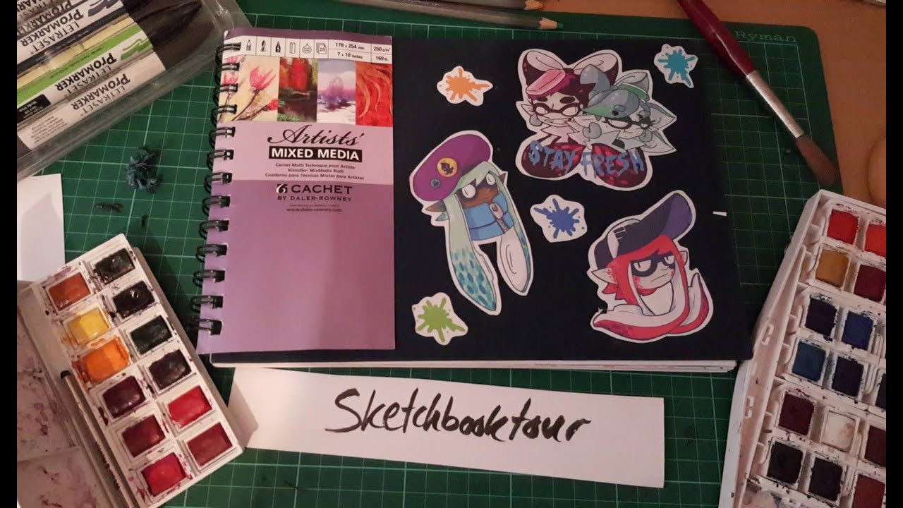 Sketchbook Tour 2016 - Book 3 - YouTube