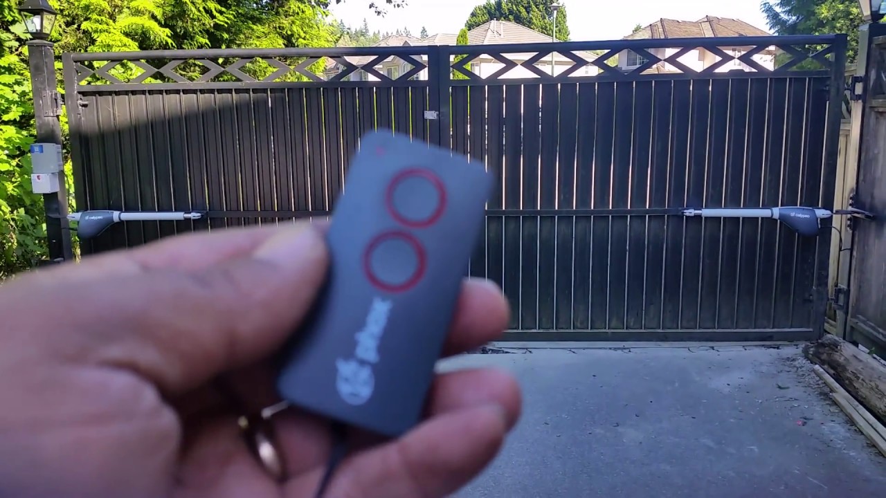 Swing gate opener installation services in Coquitlam, BC, CANADA by Royal Gates - V2 Calypso 400