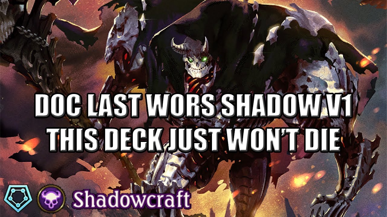 [Shadowverse]【Rotation】Shadowcraft ► DOC Last Words Shadow v1-7 ★ Master Rank ║Season 63 