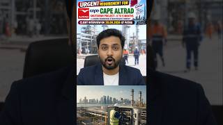 CAPE ALTRAD Qatar Shutdown Project | Urgent Jobs | Food Free   OT | Client Interview 09/28/2026