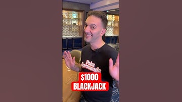 Would you hit on 17? $1000 HAND!