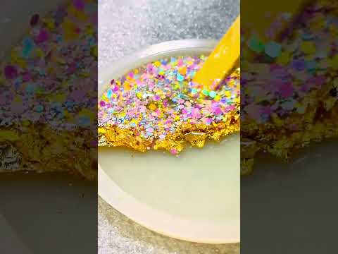 A PEÇA DE RESINA MAIS LINDA COM FOLHA DE OURO QUE VOCÊ JÁ VIU #resin