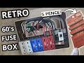 Retro fuse box but does it work? Wylex 1960's fuse box overview. Old UK domestic wiring.