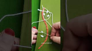 Embroidery trendy look and unique borderline #shortsvideo #latest #design