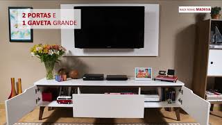 Rack Bancada Madesa Reims, 2 Portas, 1 Gaveta